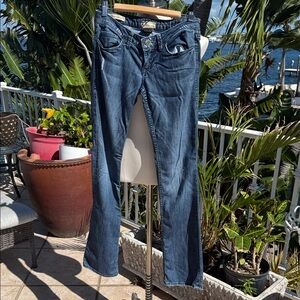 William Rast Dark Blue Boot Cut Jeans